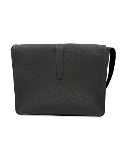 HERMÈS Steve Light Messenger Togo schwarz PHW