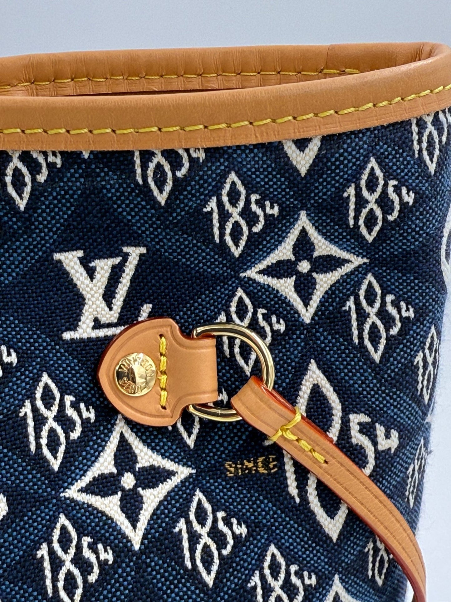 LOUIS VUITTON Neverfull MM 1854 - Clutch & Macarons - GI4270 & Chip - Clutch & Macarons - 