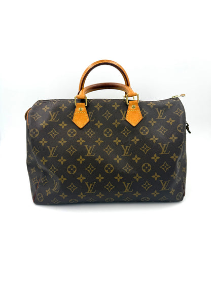 LOUIS VUITTON Speedy 35 Monogram Canvas Vintage