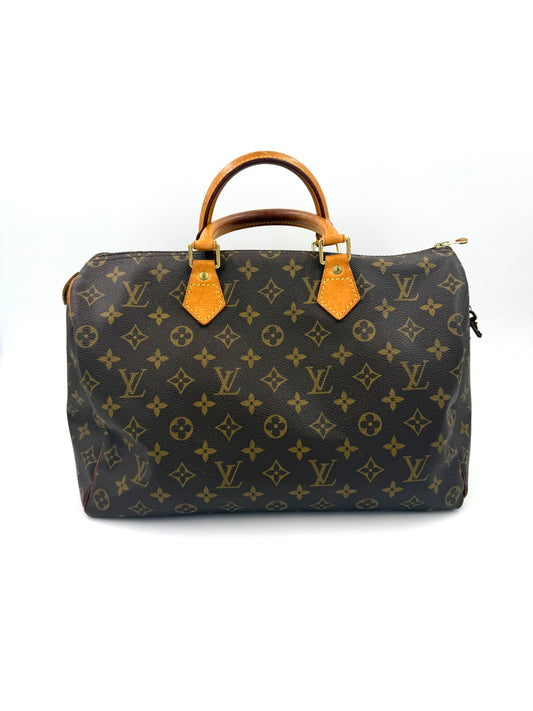 LOUIS VUITTON Speedy 35 Monogram Canvas Vintage