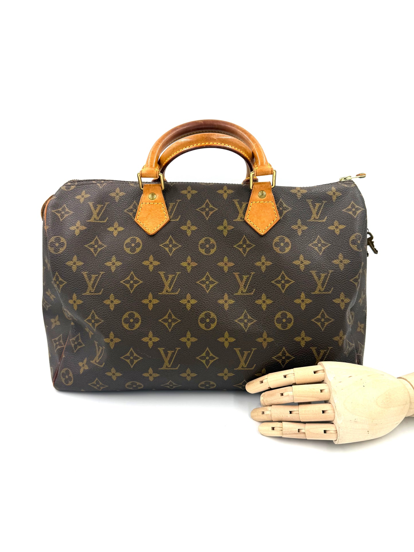 LOUIS VUITTON Speedy 35 Monogram Canvas Vintage