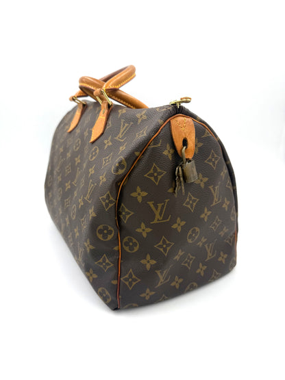 LOUIS VUITTON Speedy 35 Monogram Canvas Vintage