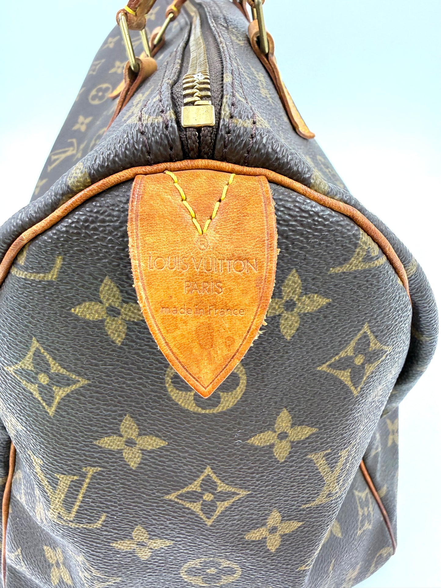 LOUIS VUITTON Speedy 35 Monogram Canvas Vintage