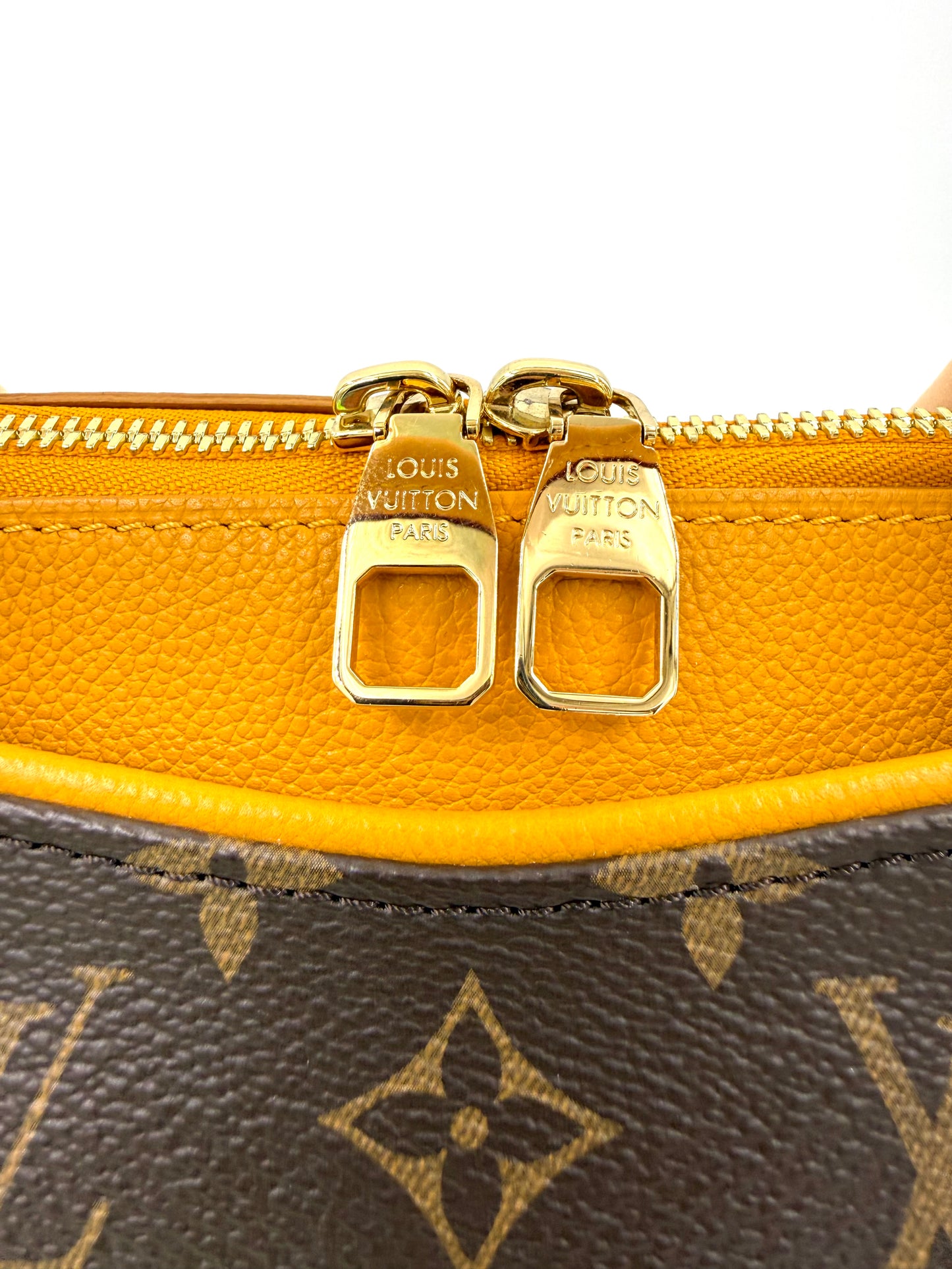 LOUIS VUITTON Pallas MM Monogram Canvas Safran