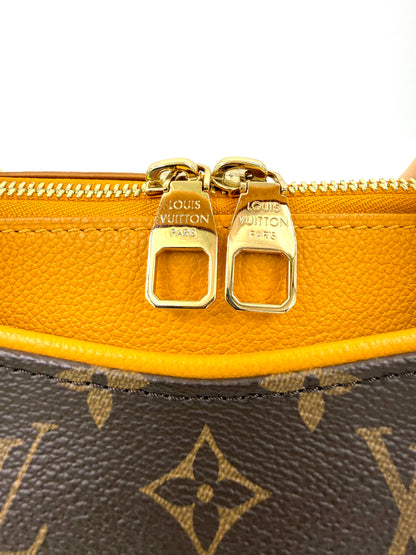 LOUIS VUITTON Pallas MM Monogram Canvas Safran
