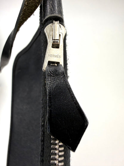 HERMÈS Herbag 31 Zip schwarz PHW