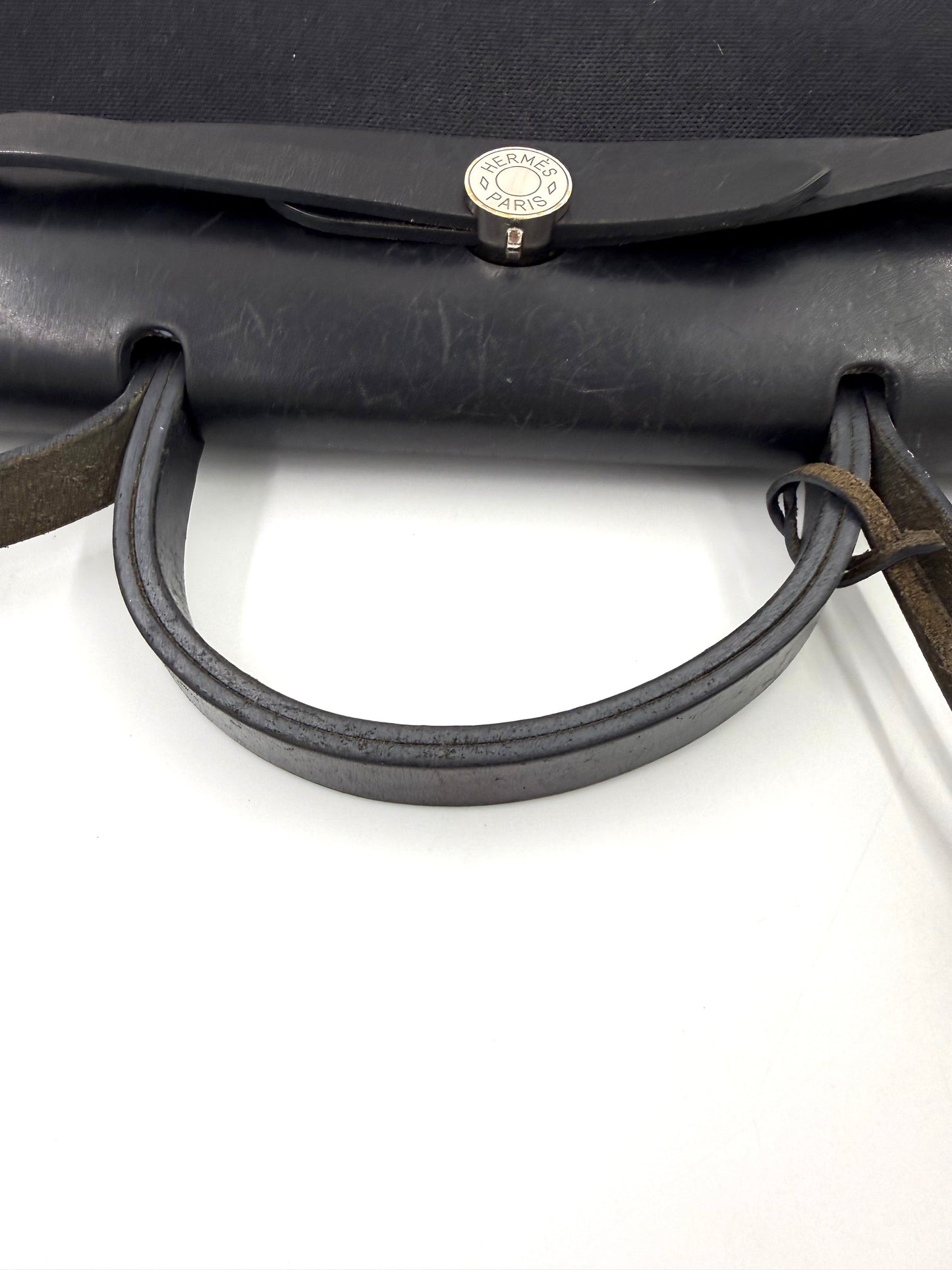 HERMÈS Herbag 31 Zip schwarz PHW