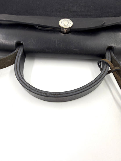 HERMÈS Herbag 31 Zip schwarz PHW
