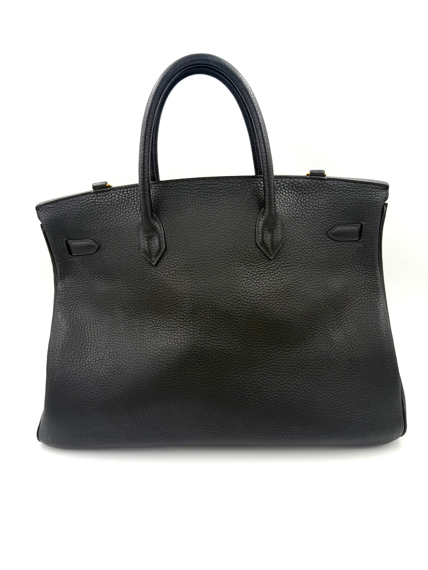 HERMÈS Birkin 40 schwarz GHW mit Schulterriemen