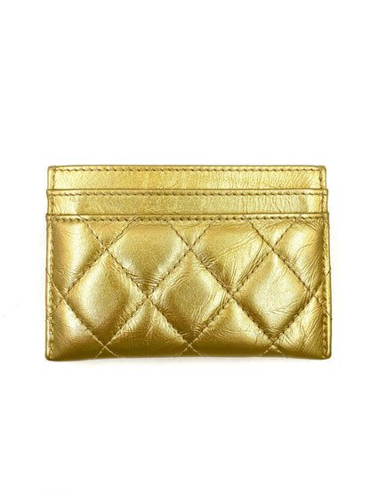 CHANEL Cardholder gold aged Calfskin mit Perlen - Clutch & Macarons - 30364428 - Clutch & Macarons - 