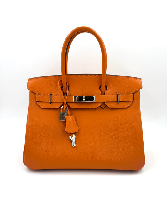 HERMÈS Birkin 30 Epsom orange PHW