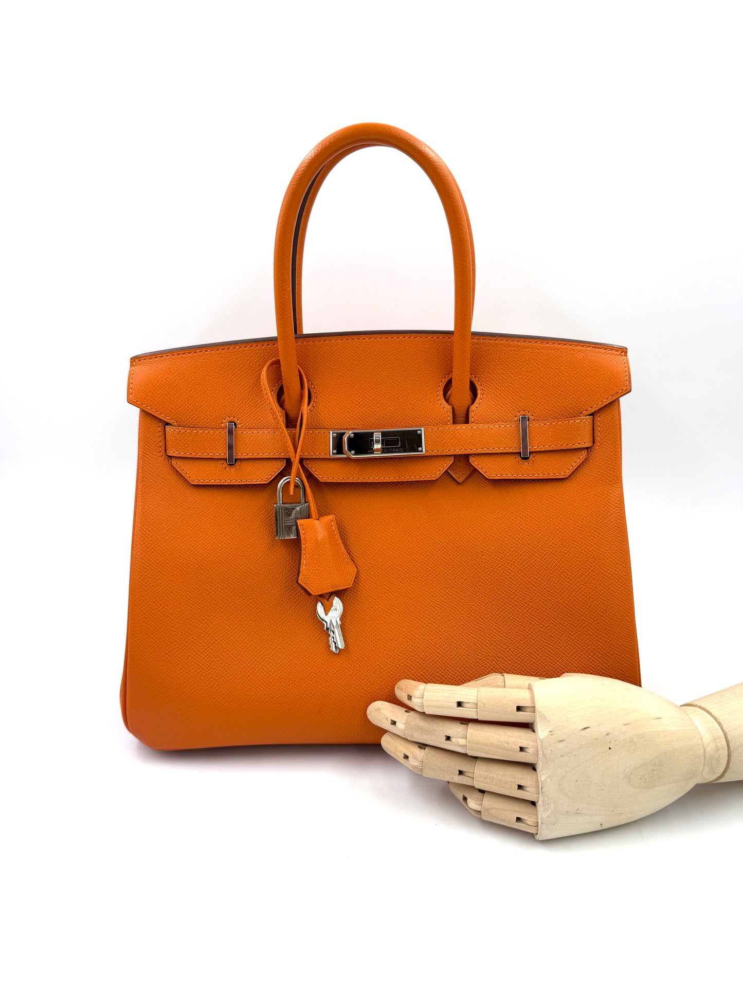 HERMÈS Birkin 30 Epsom orange PHW