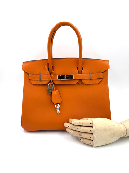 HERMÈS Birkin 30 Epsom orange PHW