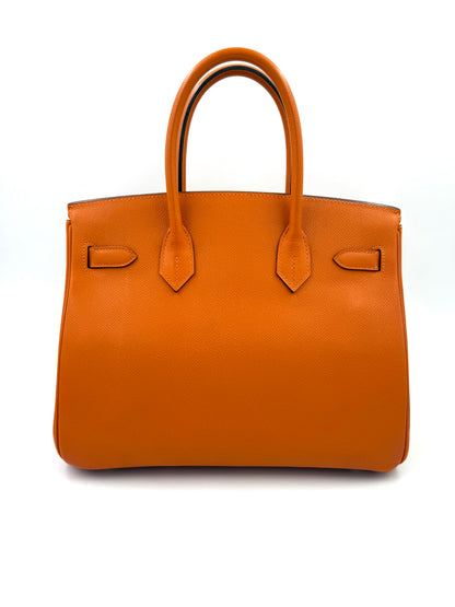 HERMÈS Birkin 30 Epsom orange PHW