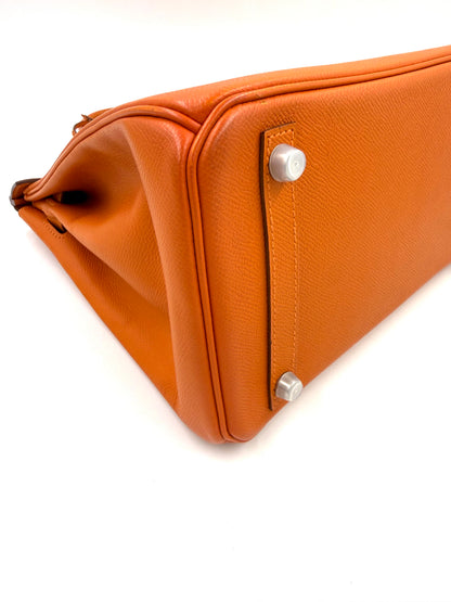 HERMÈS Birkin 30 Epsom orange PHW