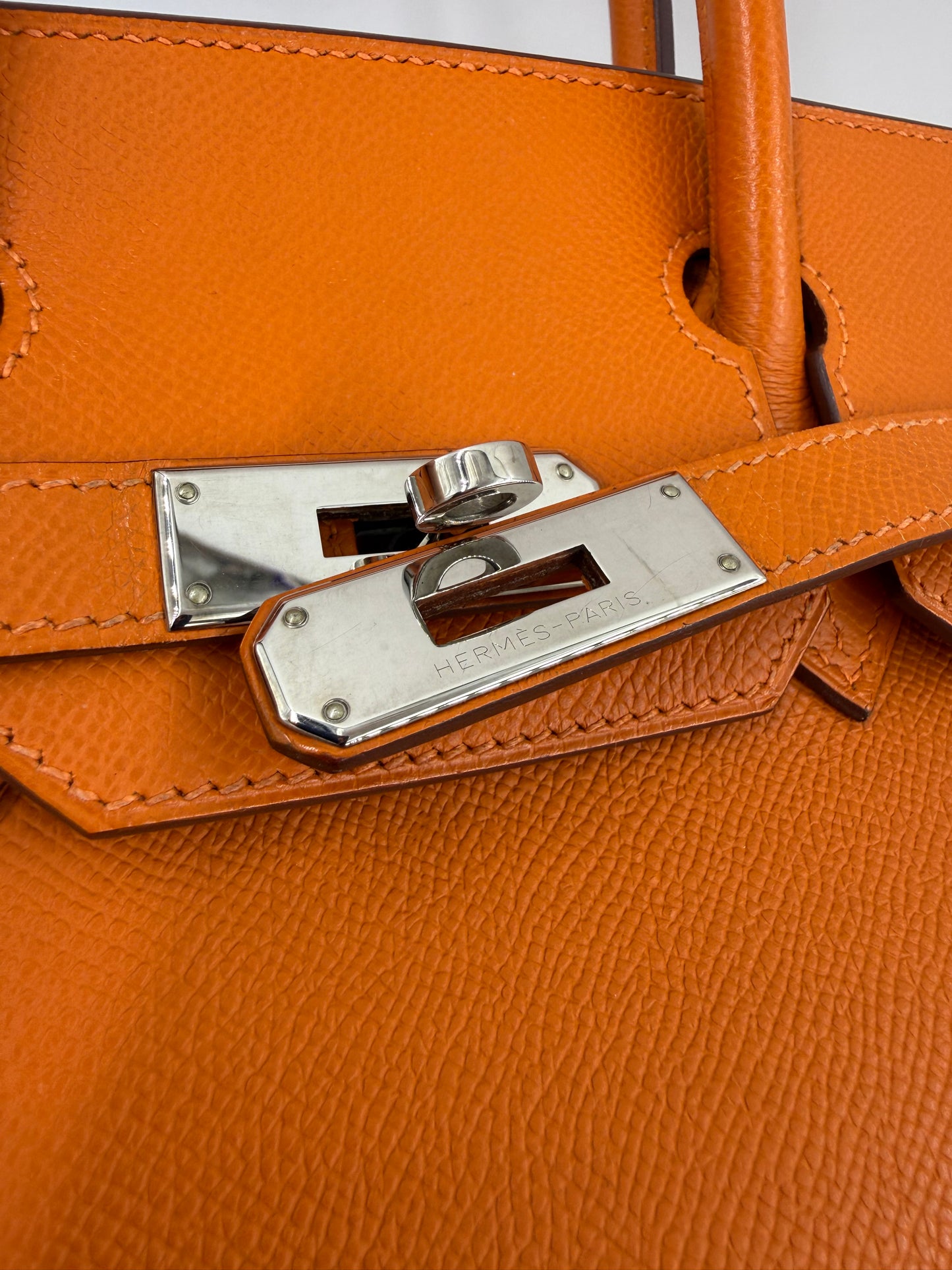 HERMÈS Birkin 30 Epsom orange PHW