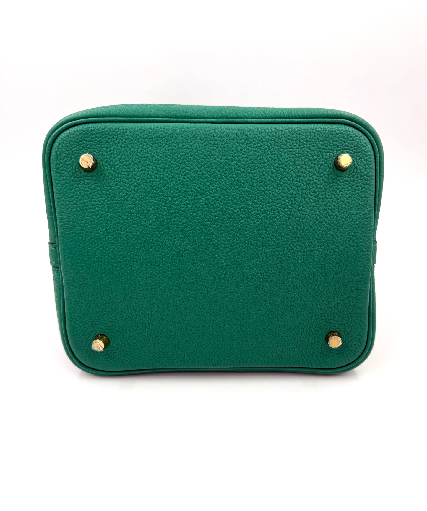 HERMÈS Picotin 22 Lock grün GHW