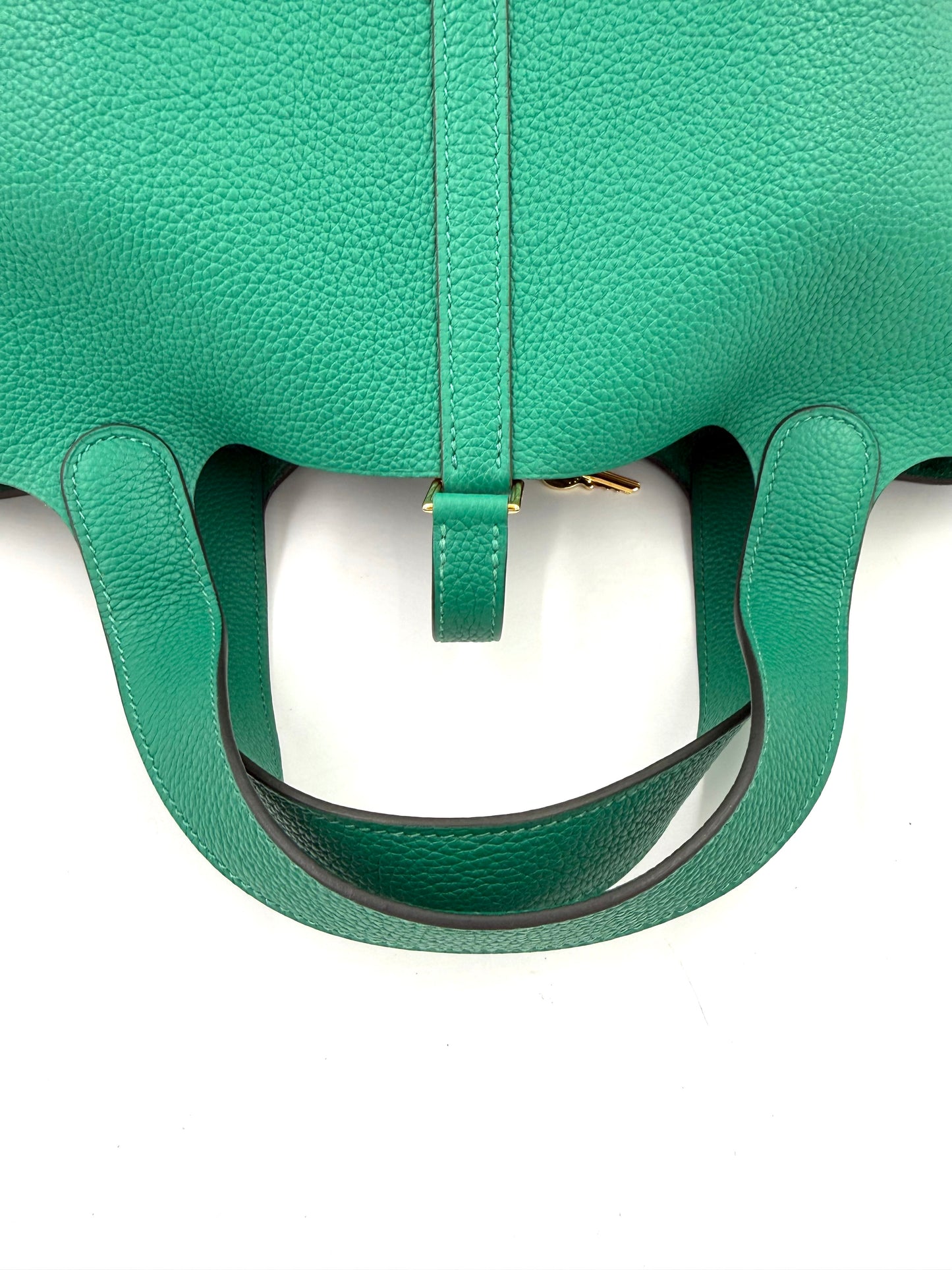 HERMÈS Picotin 22 Lock grün GHW