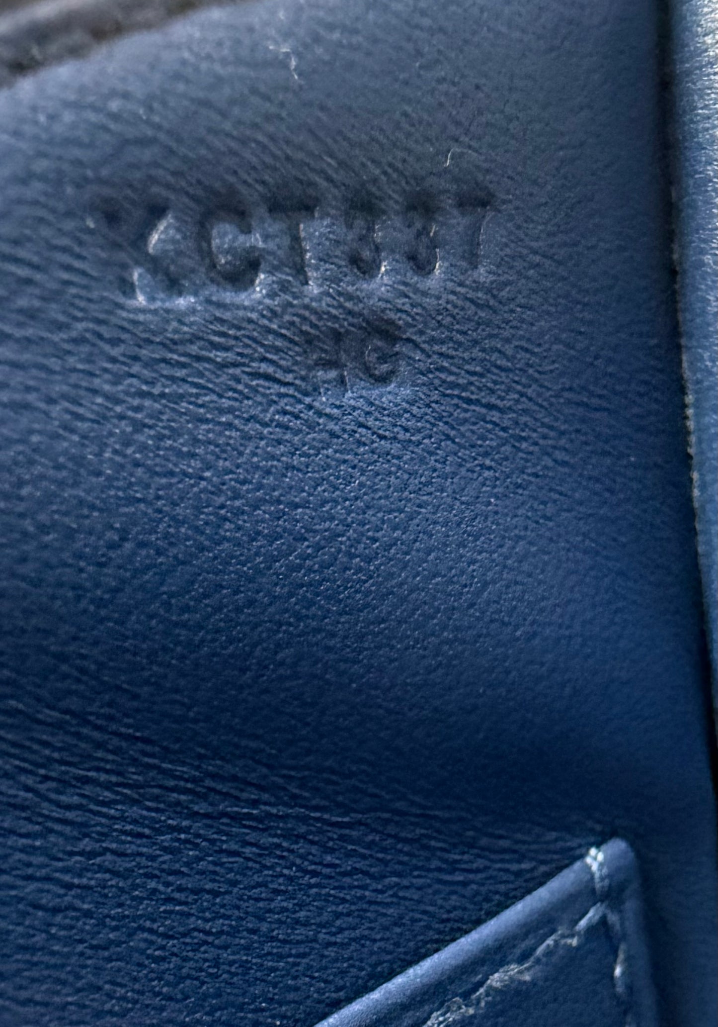 HERMÈS Constance 24 Epsom Blue Tie/Blue Tie Enamel Lacquer Hardware