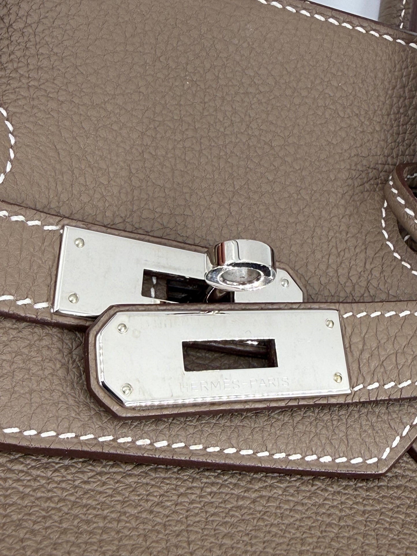 HERMÈS Birkin 35 Togo Etoupe PHW