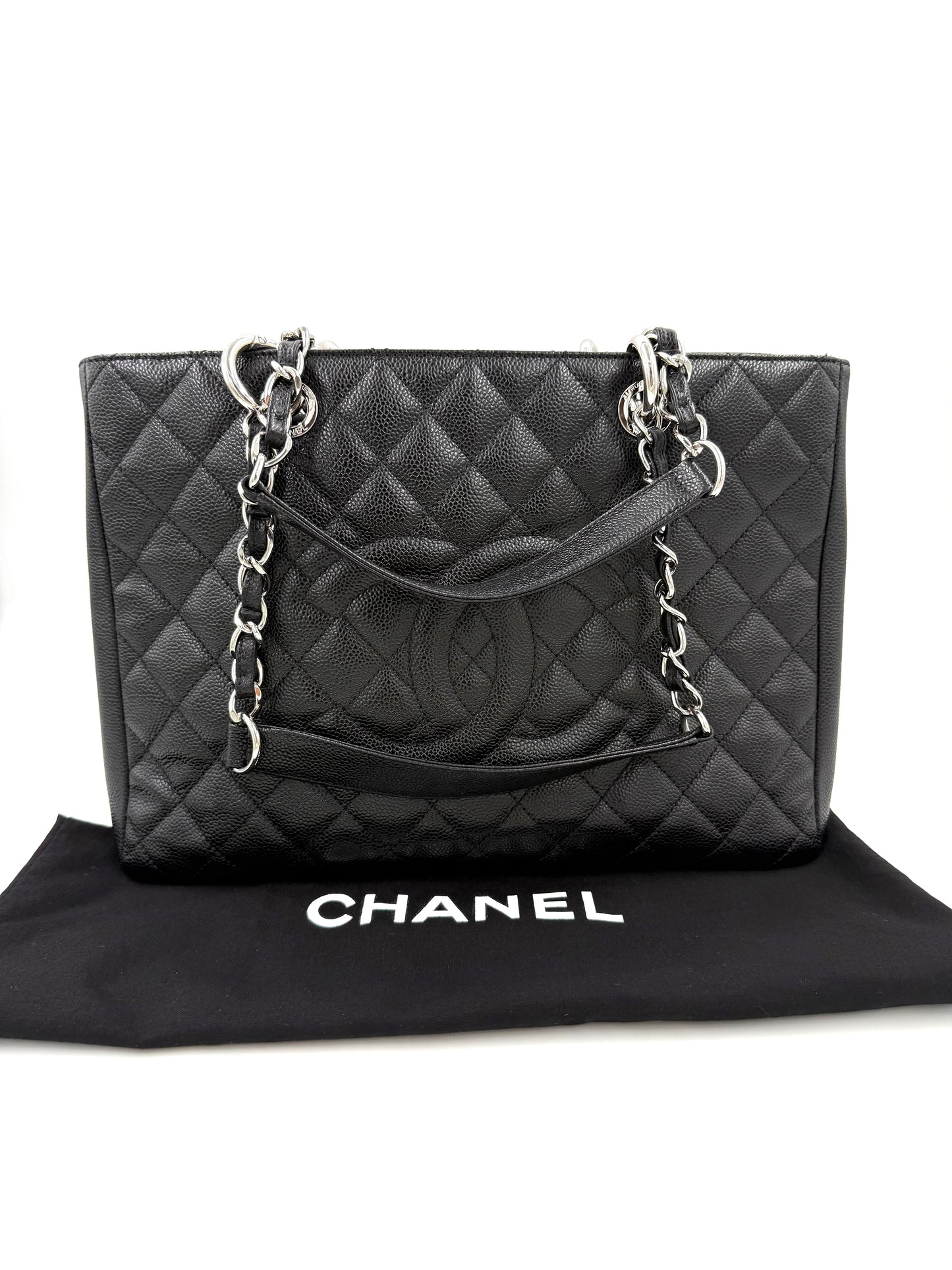 CHANEL Grande Femme Caviar schwarz SHW