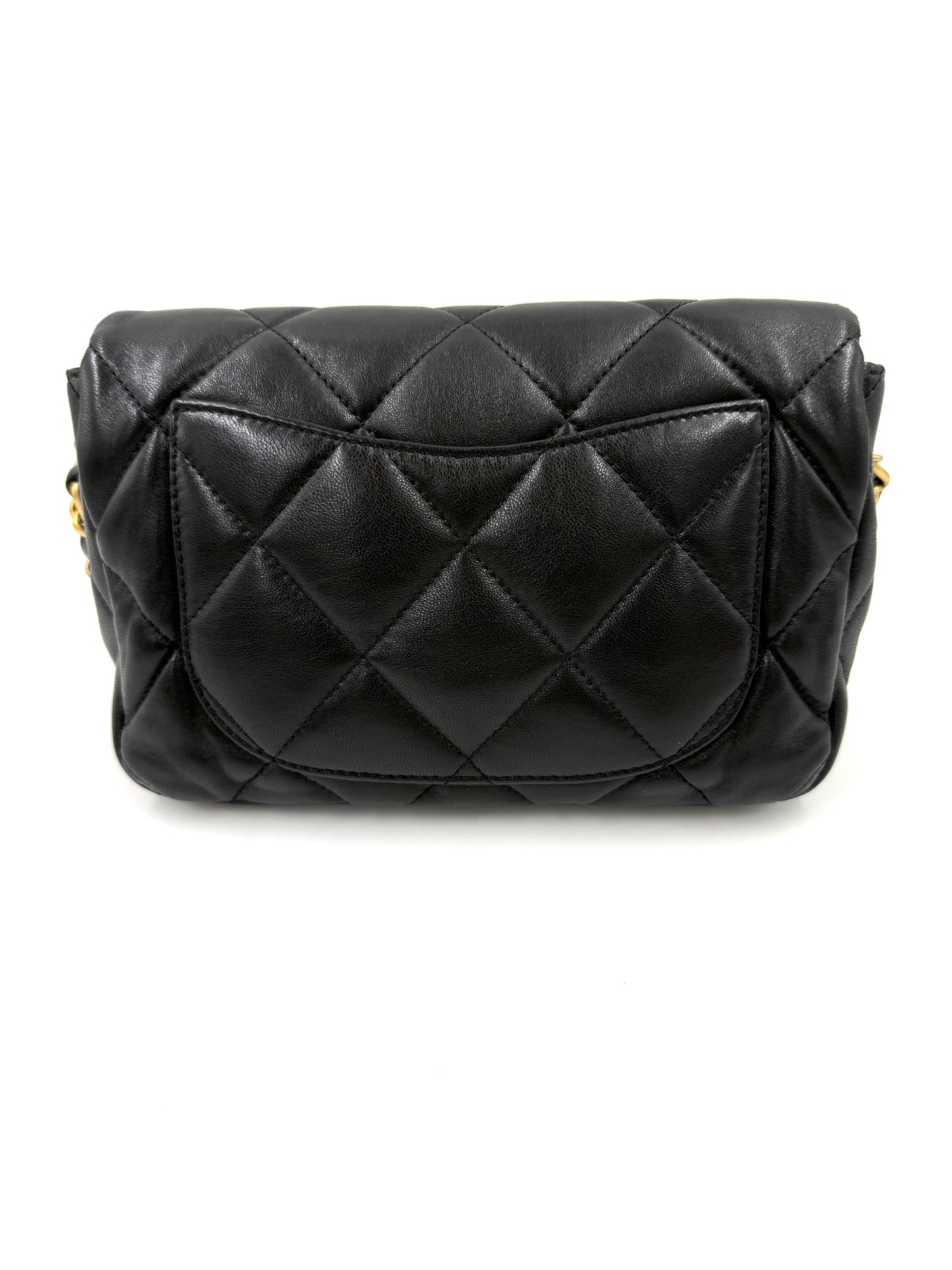CHANEL Coco Love Flap Bag schwarz GHW
