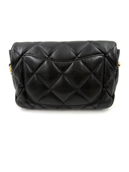 CHANEL Coco Love Flap Bag schwarz GHW