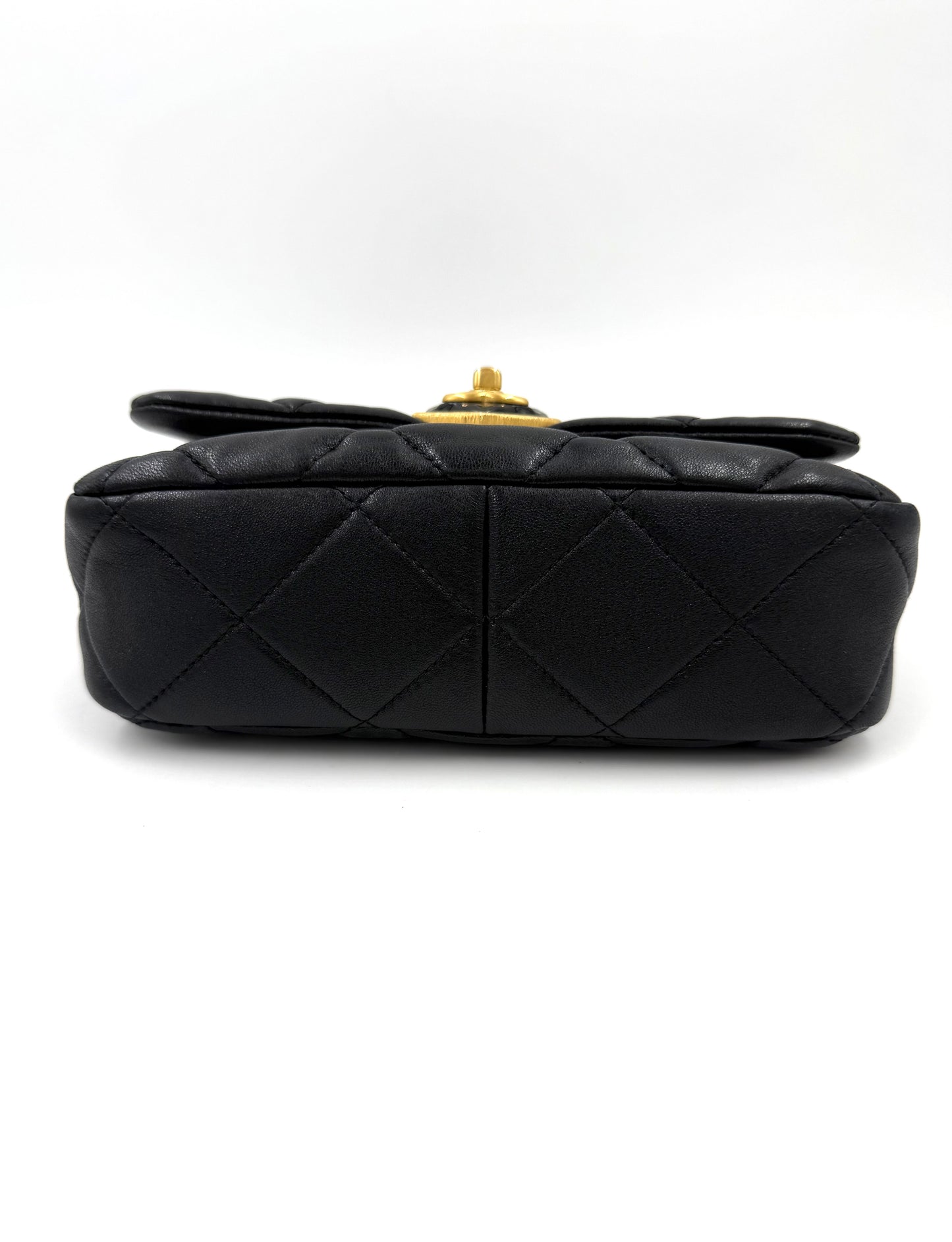 CHANEL Coco Love Flap Bag schwarz GHW