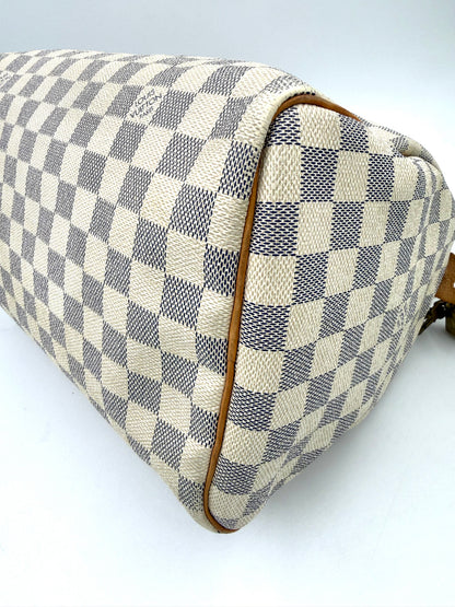LOUIS VUITTON Speedy 30 Damier Azur