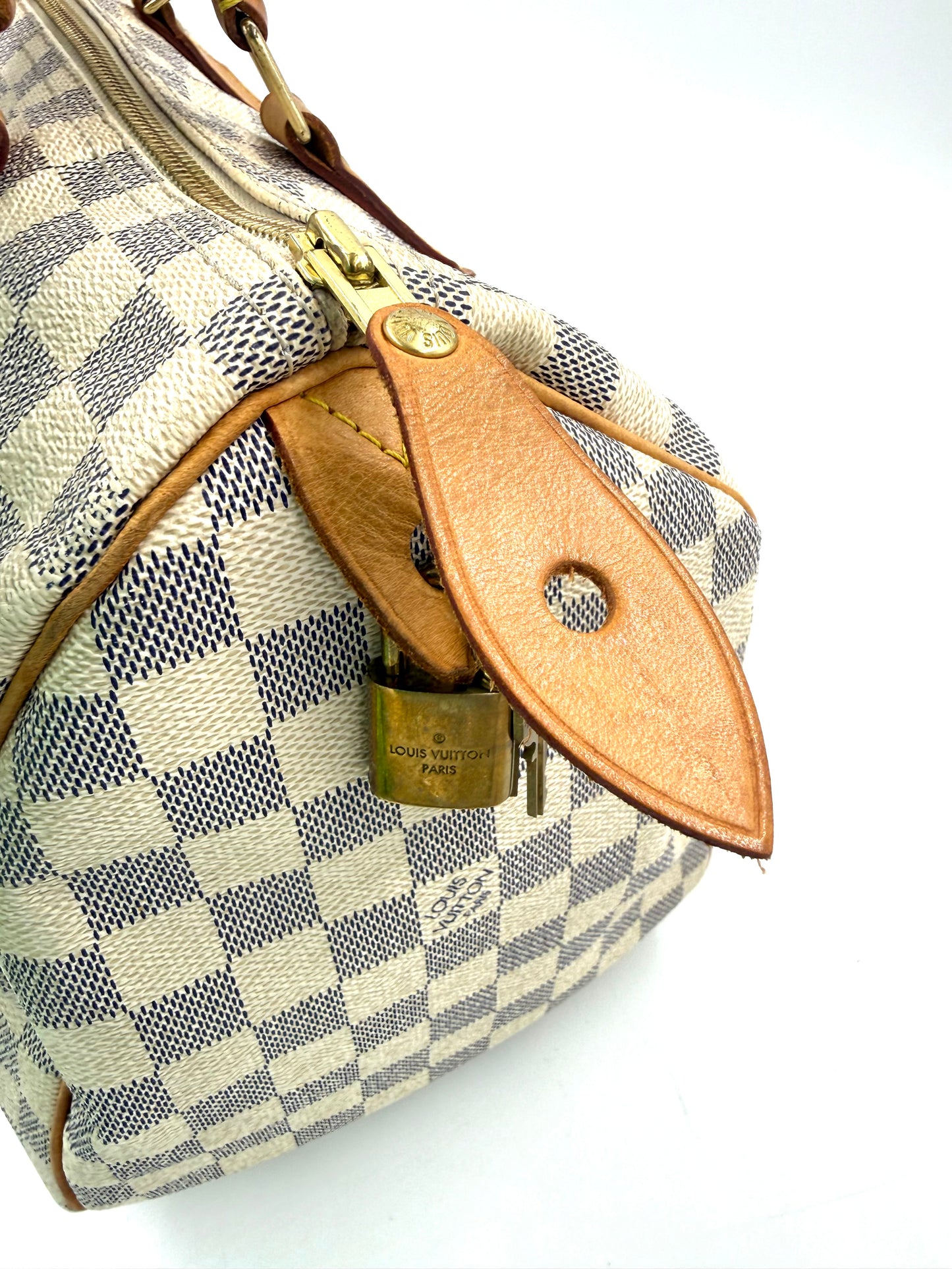 LOUIS VUITTON Speedy 30 Damier Azur