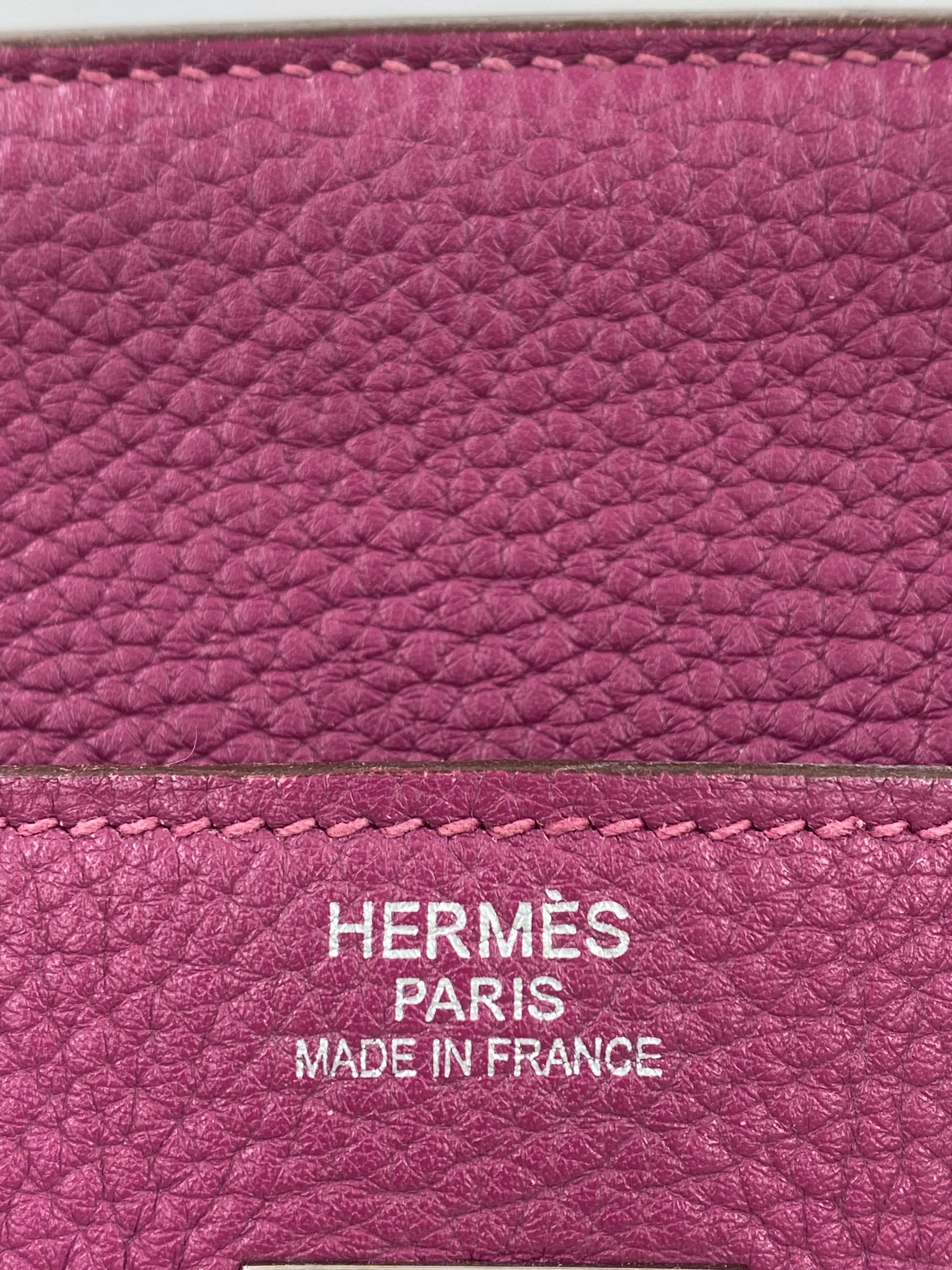 HERMÈS Birkin 40 Clemence Tosca