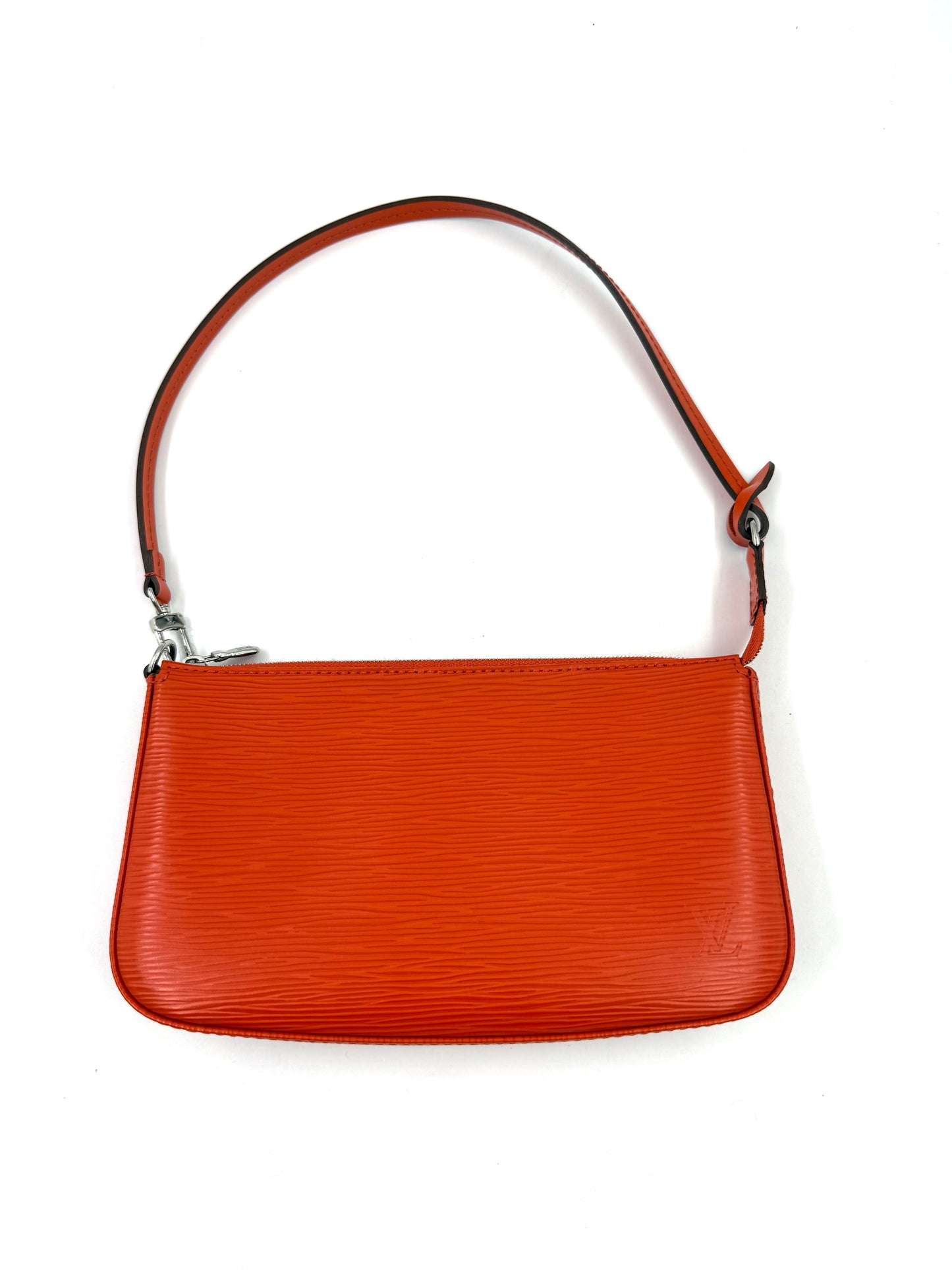 LOUIS VUITTON Pochette Accessoires Epi orange