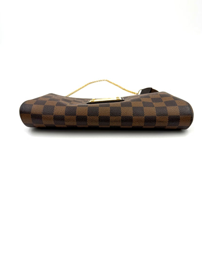 LOUIS VUITTON Pochette Eva Damier Ebene