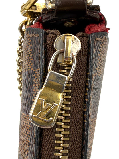 LOUIS VUITTON Pochette Eva Damier Ebene