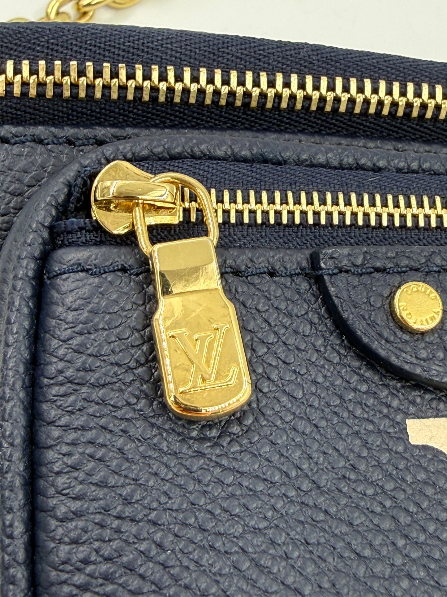 LOUIS VUITTON Mini Bumbag Monogram Empreinte Bicolor navy