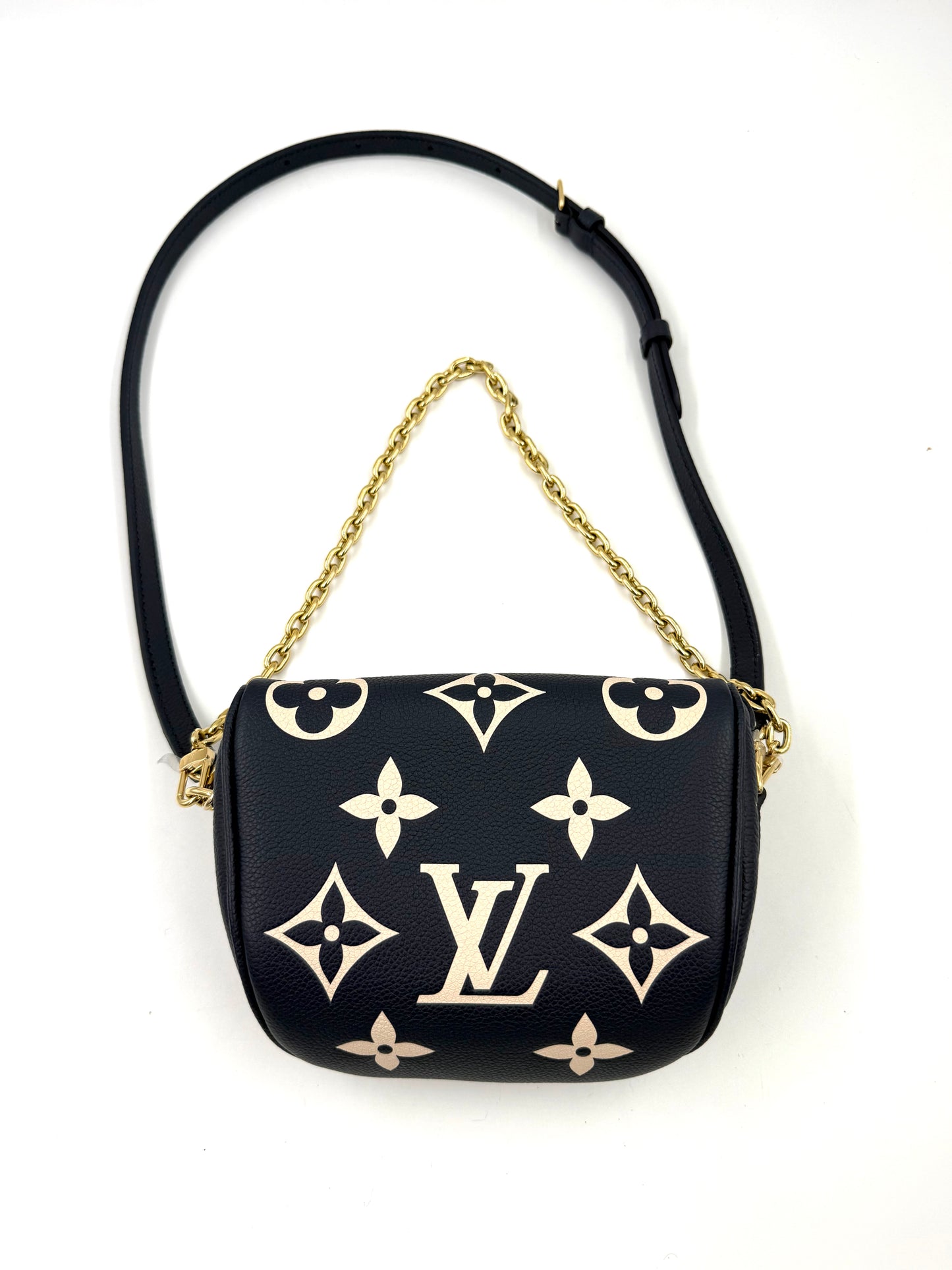 LOUIS VUITTON Mini Bumbag Monogram Empreinte Bicolor navy