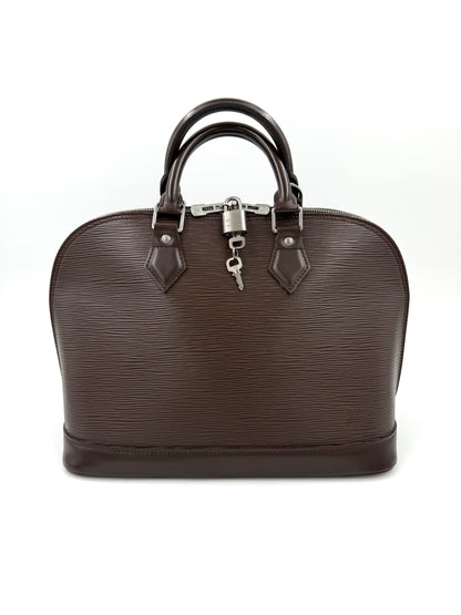 LOUIS VUITTON Alma PM Epi mokka