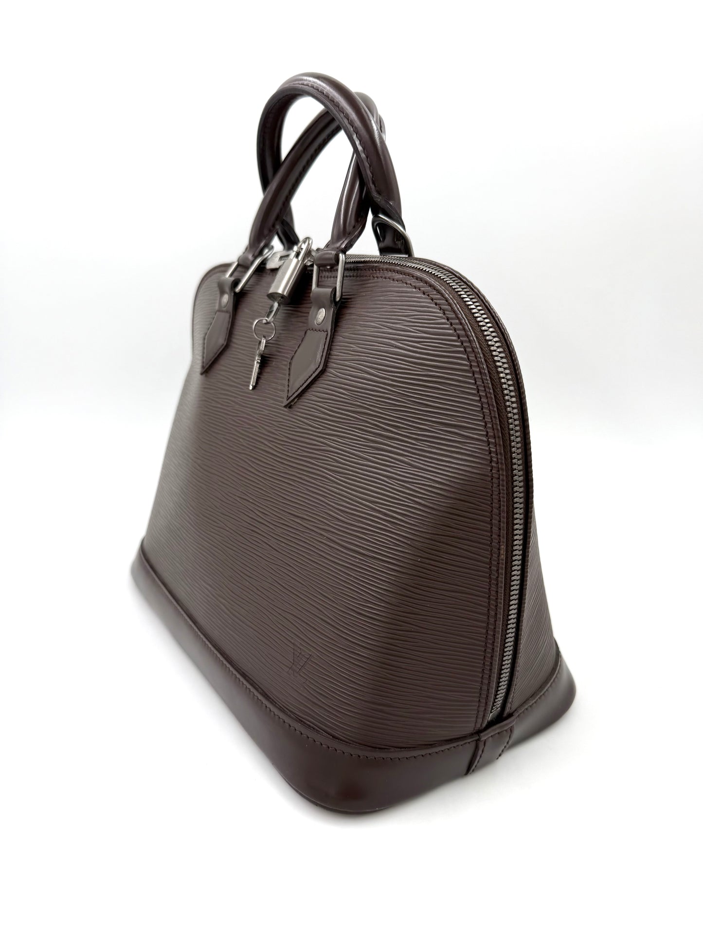 LOUIS VUITTON Alma PM Epi mokka