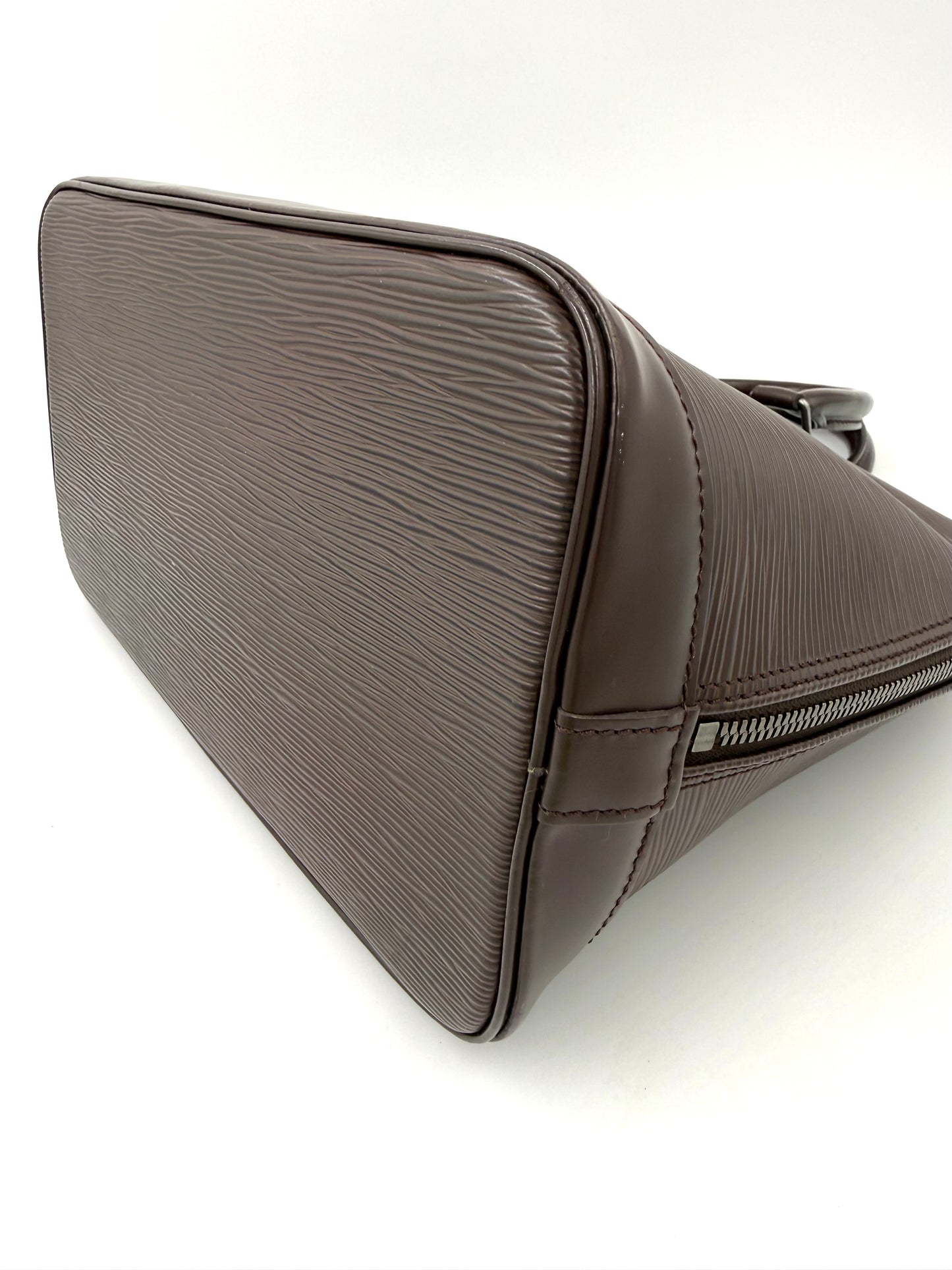 LOUIS VUITTON Alma PM Epi mokka