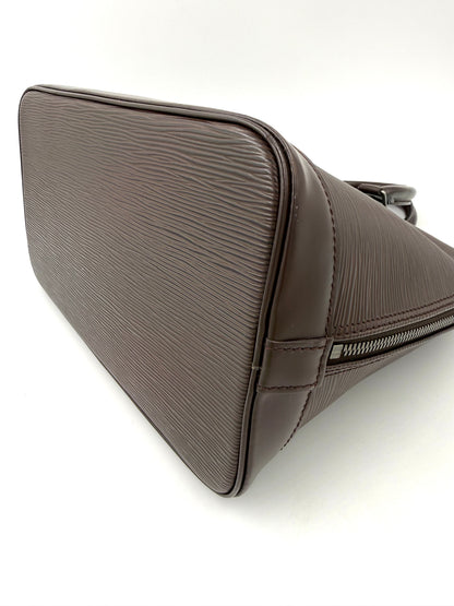 LOUIS VUITTON Alma PM Epi mokka