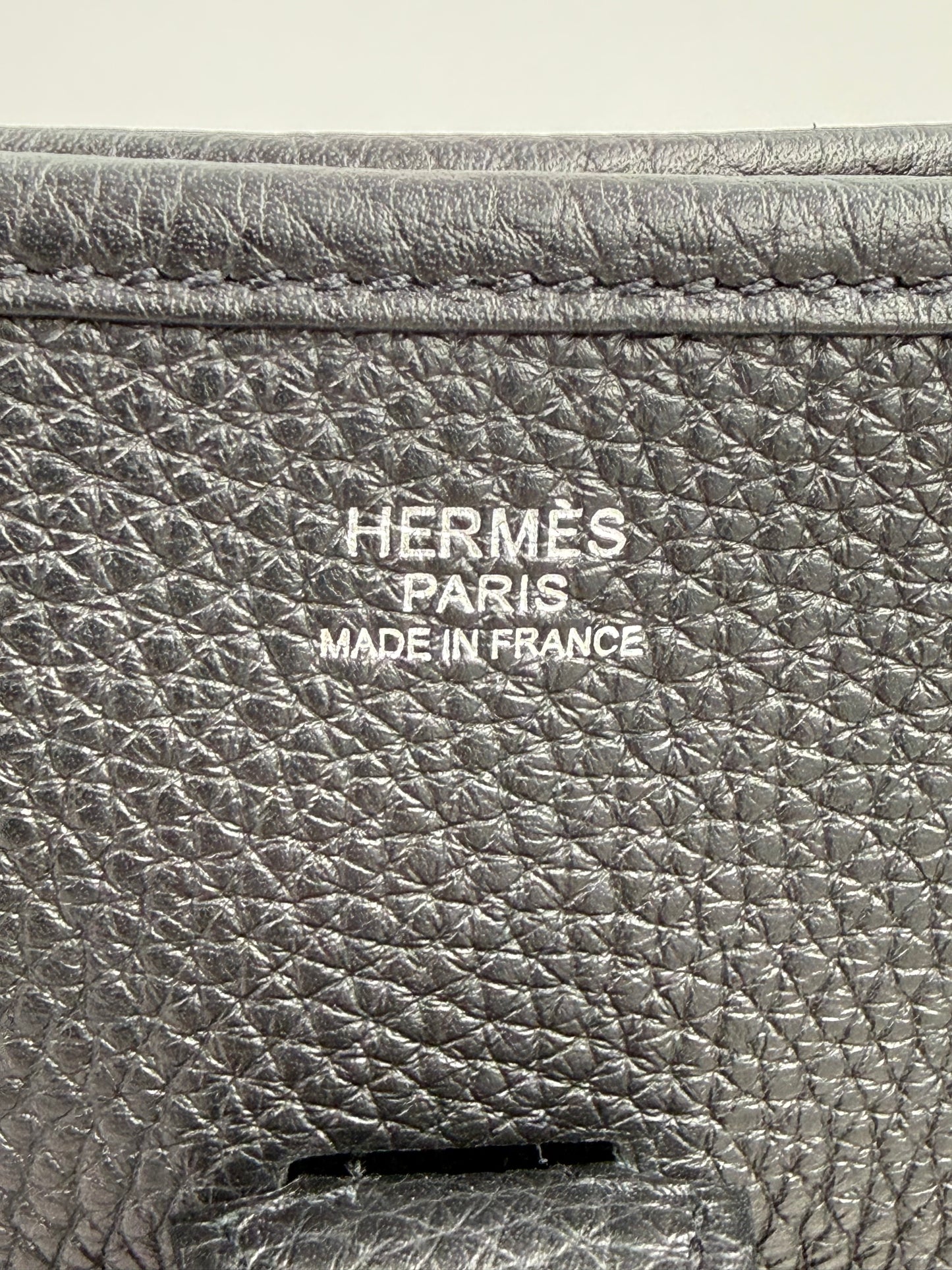 HERMÈS Evelyne 33 schwarz PHW
