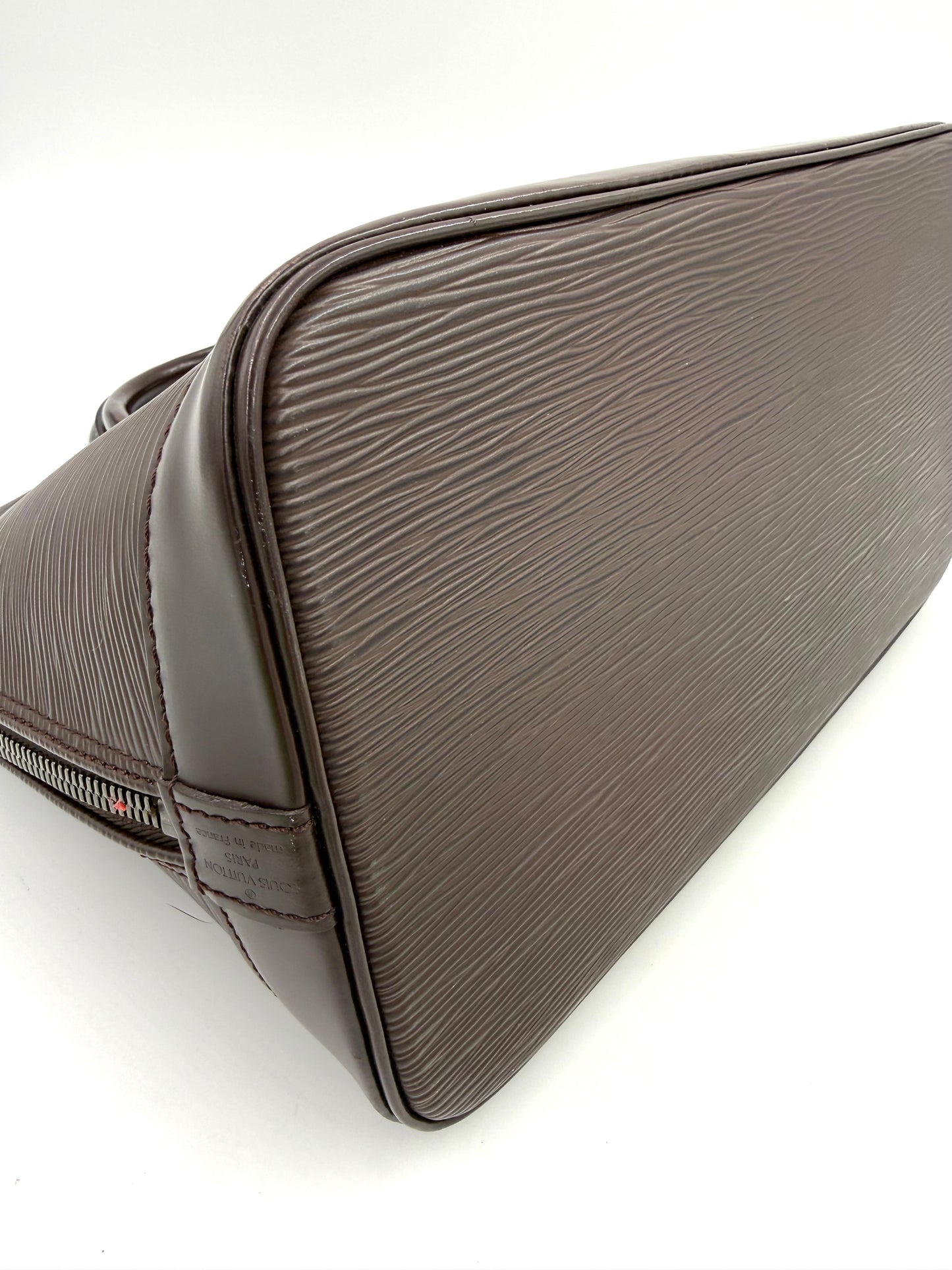 LOUIS VUITTON Alma PM Epi mokka