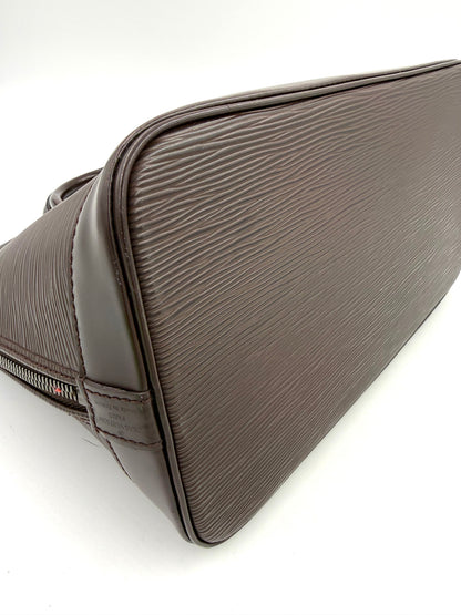 LOUIS VUITTON Alma PM Epi mokka