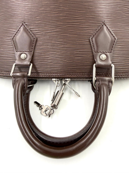 LOUIS VUITTON Alma PM Epi mokka