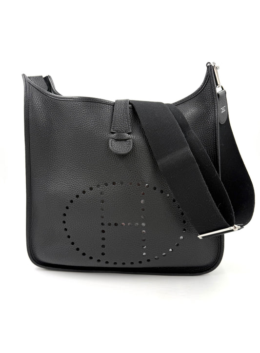 HERMÈS Evelyne 33 schwarz PHW