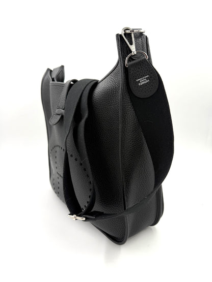 HERMÈS Evelyne 33 schwarz PHW
