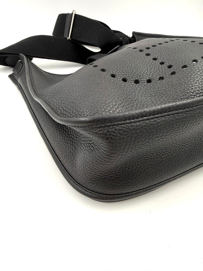 HERMÈS Evelyne 33 schwarz PHW