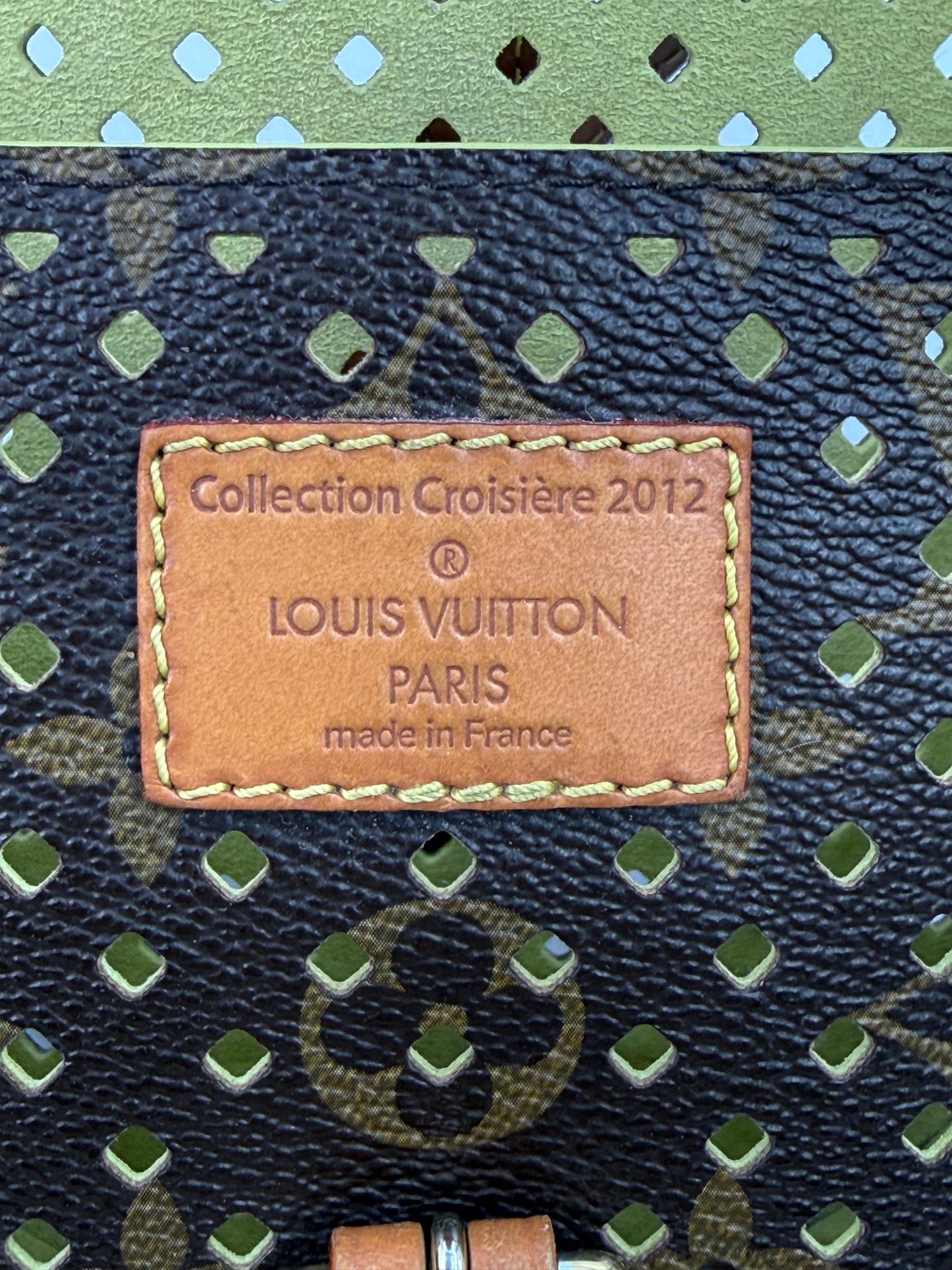 LOUIS VUITTON Chantilly Perforated Cruise Collection 2012