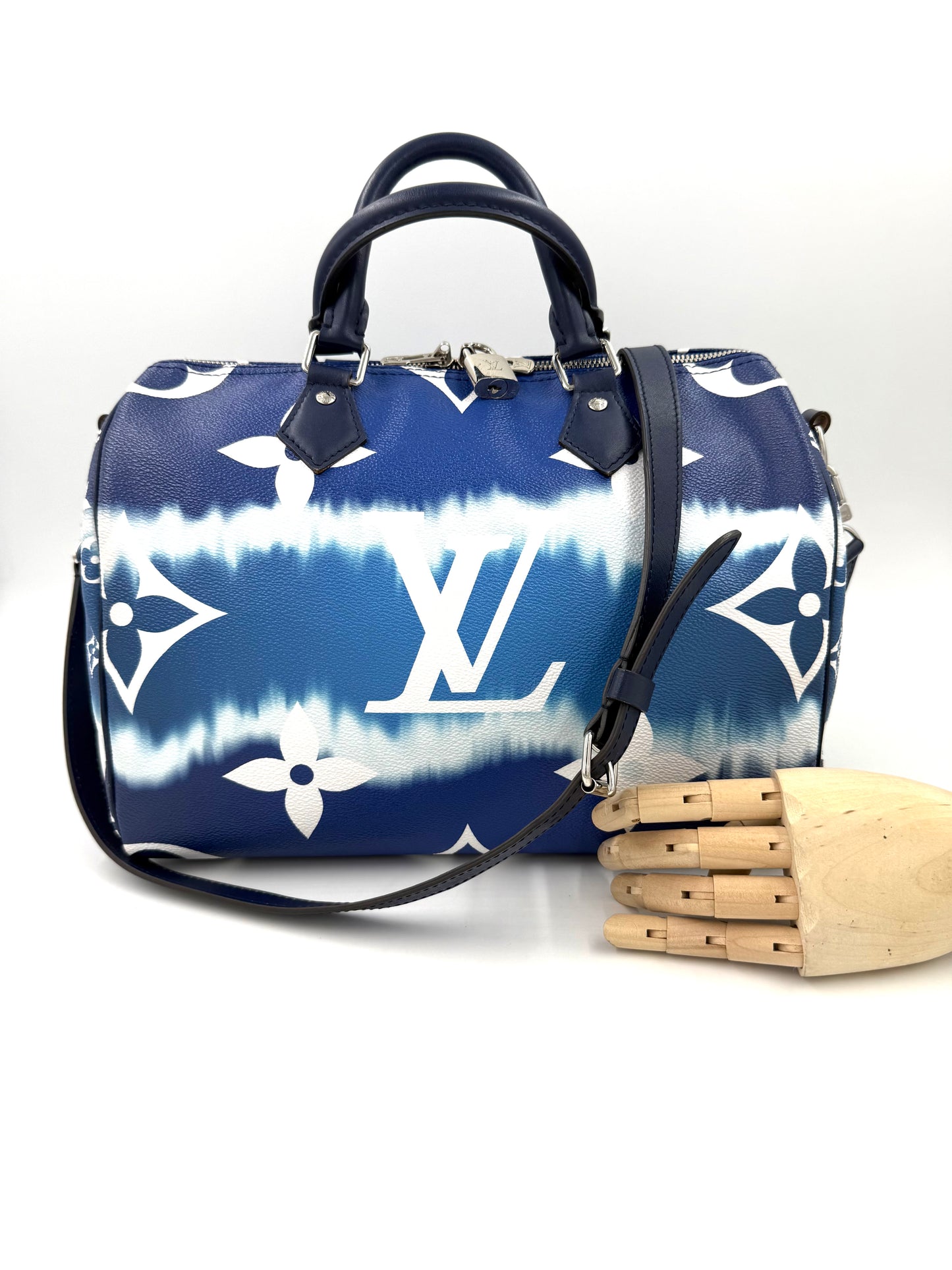 LOUIS VUITTON Speedy 30 Escale Bleu