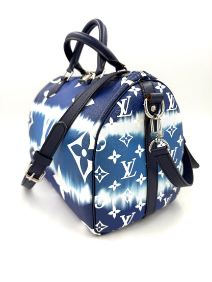 LOUIS VUITTON Speedy 30 Escale Bleu